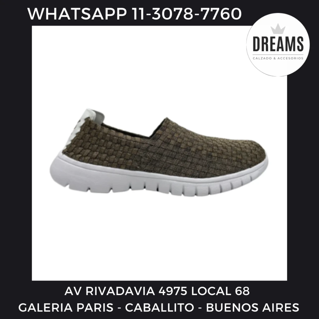 Zapatillas elastizadas mujer Flywing cobre marron Dreams Calzado Caballito Av Rivadavia 4975 local 68 Galeria Paris