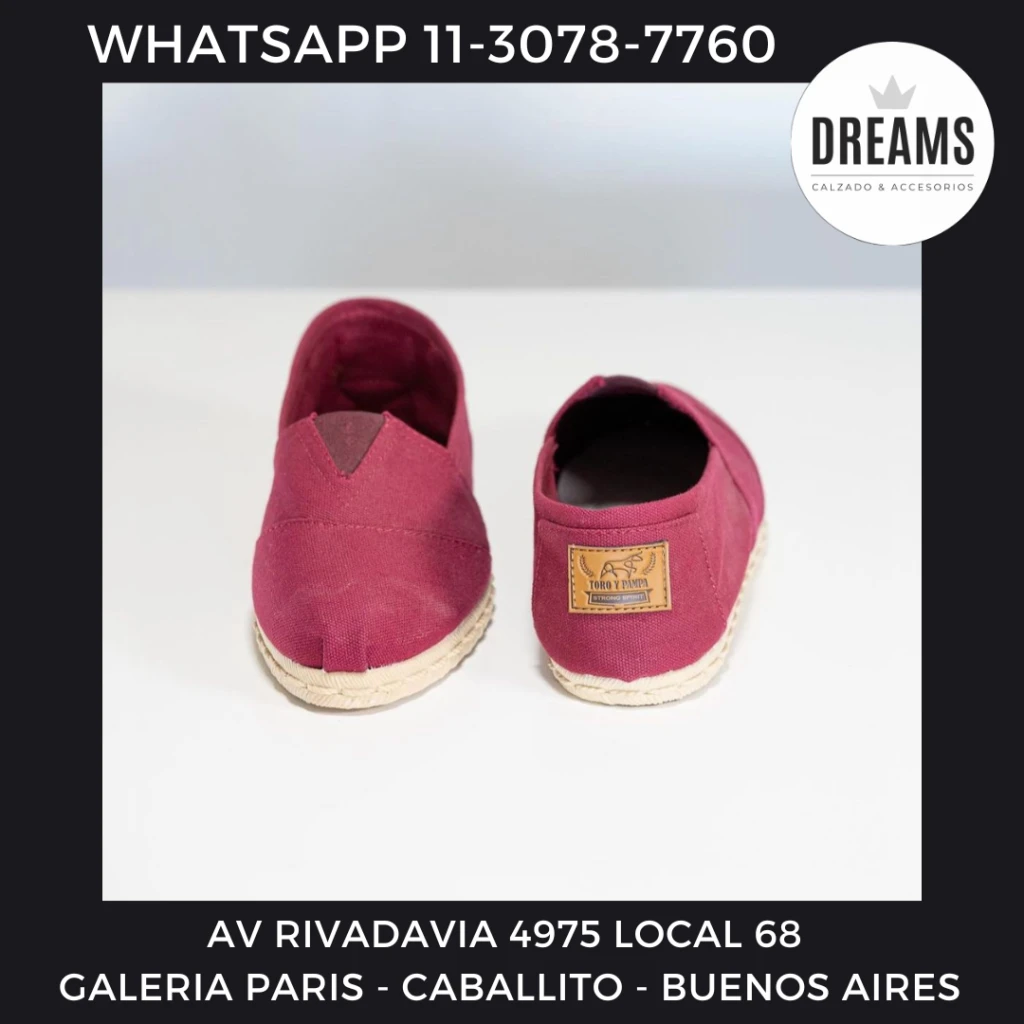 95AlpargatasclsicasbordunisexDreamsCalzadoCaballitoAvRivadavia4975local68GaleriaParis.webp