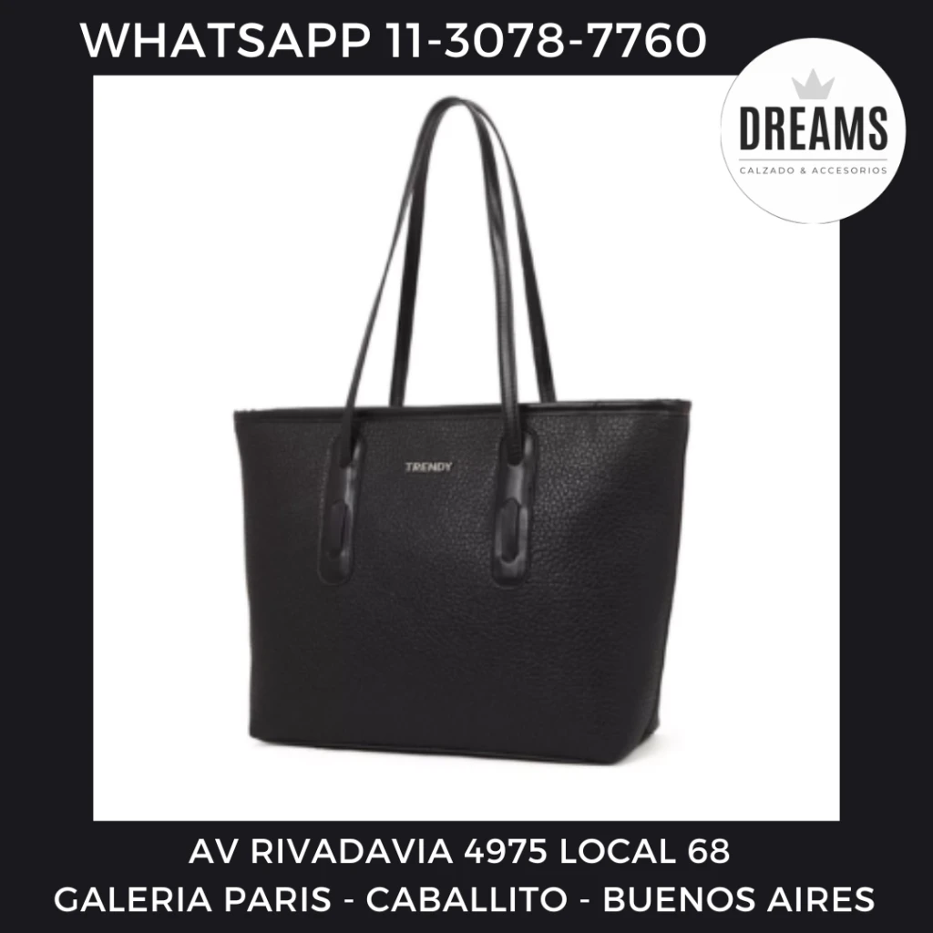 Carteras tote bag mujer trendy Dreams Calzado Caballito 3Av Rivadavia 4975 local 68 Galeria Paris