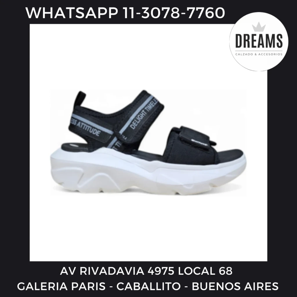 95sandaliasparamujerconplatajormayabrojodelightnegroDreamsCalzadoCaballitoAvRivadavia4975local68GaleriaParis.webp