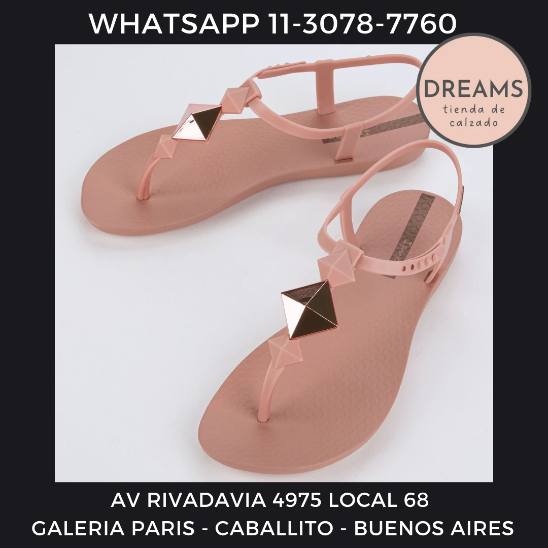 Sandalias Ipanema para mujer diamante rosa class fancy Dreams Calzado Caballito Av Rivadavia 4975 local 68 Galeria Paris