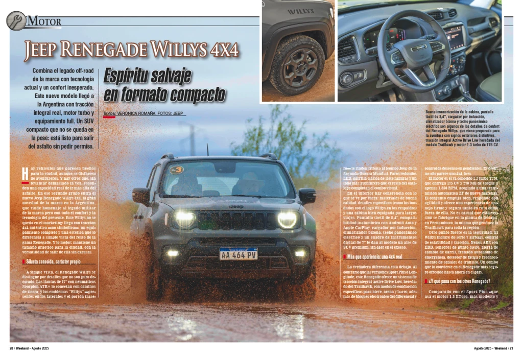 Nota realizada por Mainumby4x4