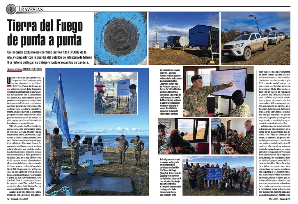 Tierra del Fuego: travesía de Mainumby 4x4 a los hitos I y XXIV