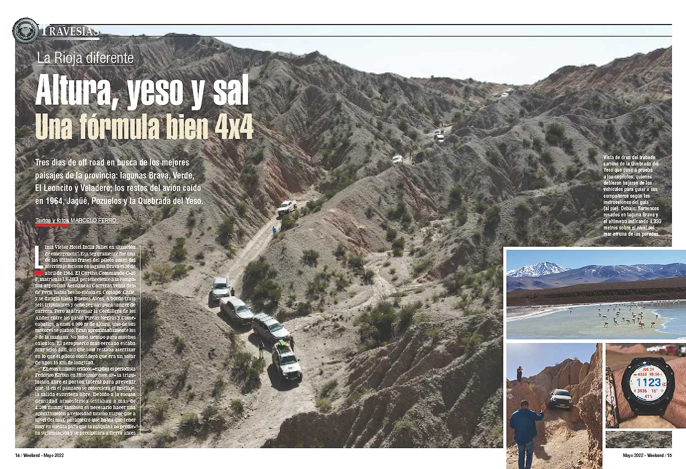 Travesía 4x4 por la Quebrada del Yeso, La Rioja