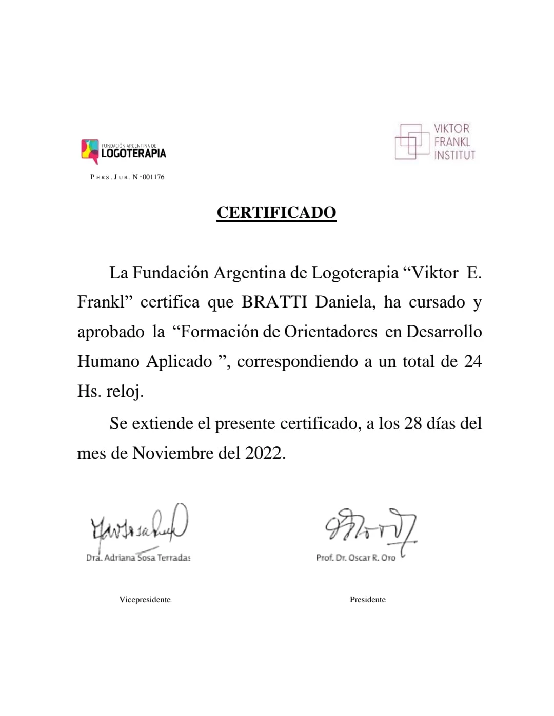 Certificado