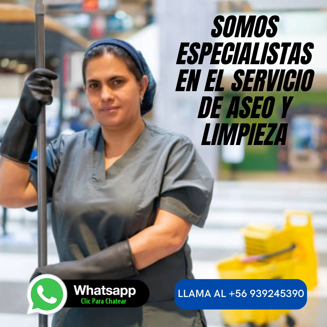 Especialista en Sevicio de Aseo y Limpieza