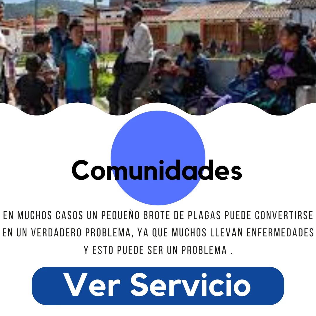 Servicio de Fumigacion y Control de Plagas en Comunidades