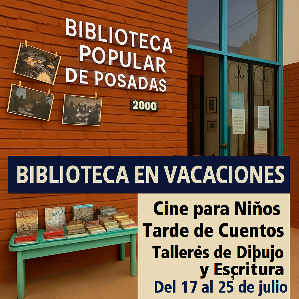 📚 Biblioteca Popular Posadas: Agenda para grandes y chicos en las Vacaciones de Invierno
