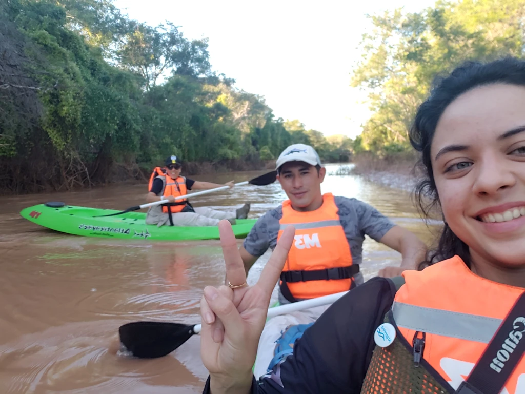 Kayak en el Bermejito junto a Pablo y Nati