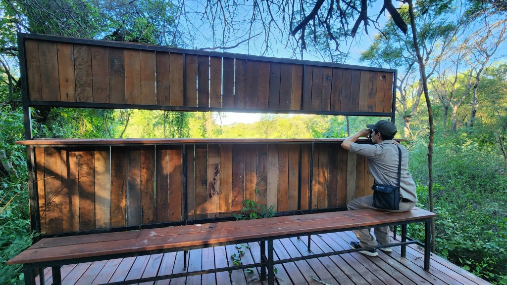 Mirador para avistaje de fauna