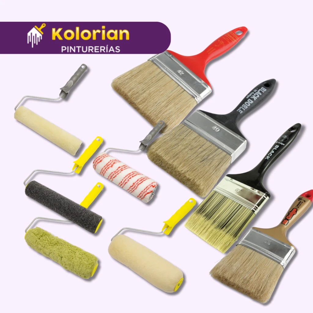 c&oacute;mo  pintar pinceles y rodillos