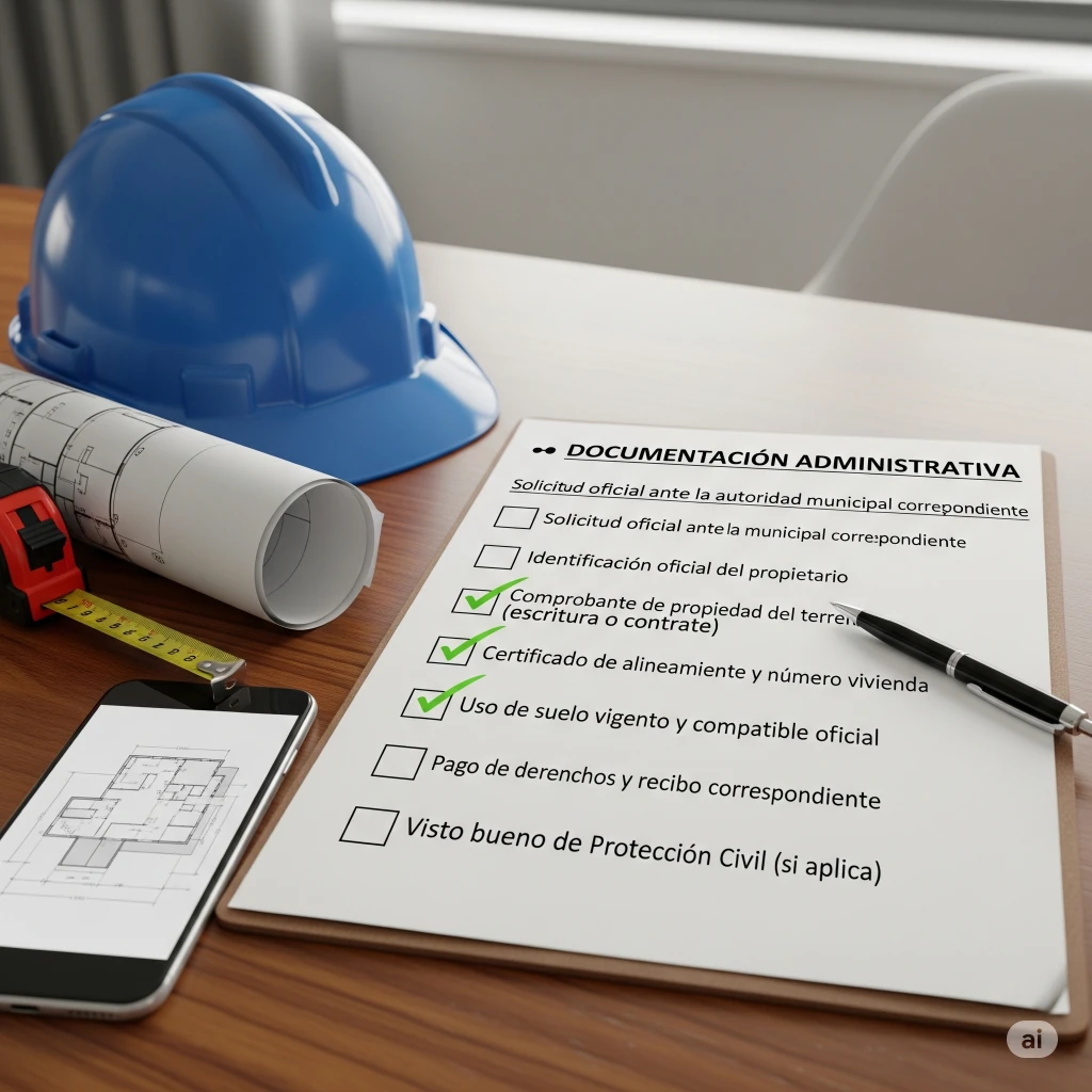 ✅ Checklist: Proyecto Ejecutivo para Licencia de Construcción