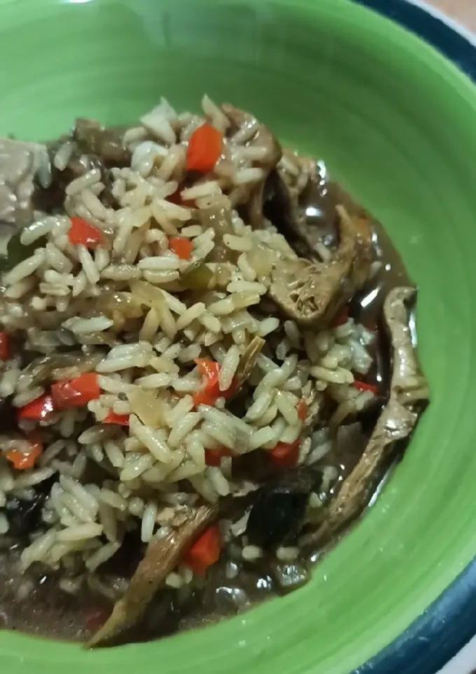 ARROZ CON GIRGOLAS ARROZ CON GIRGOLAS