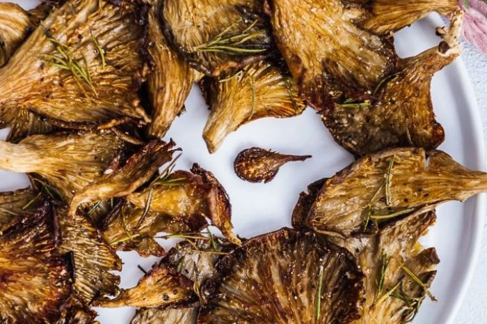 GÍRGOLAS AL HORNO CON ROMERO
