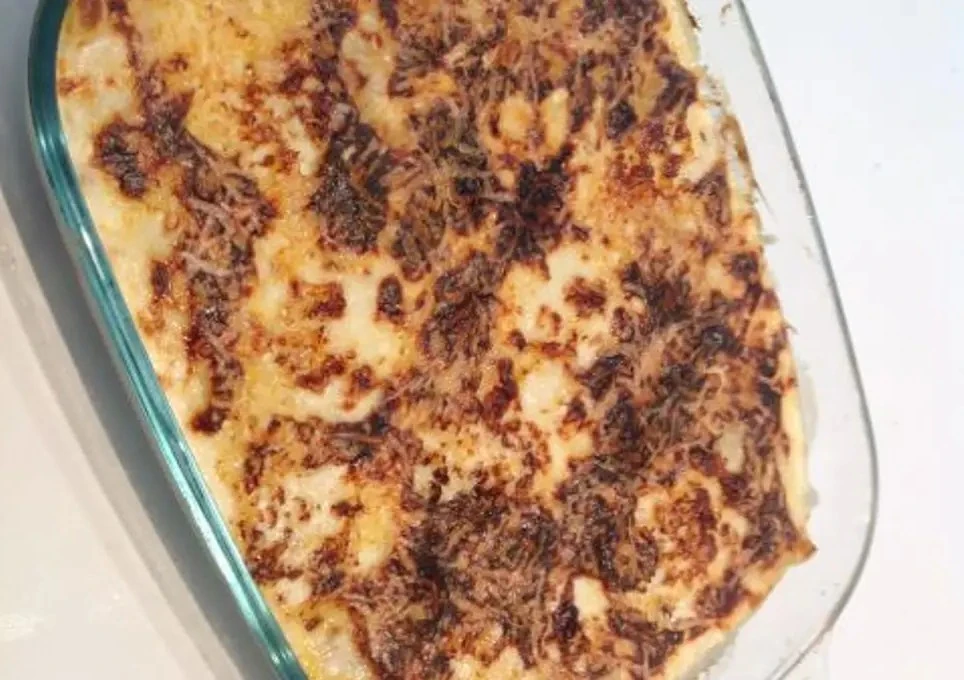 LASAÑA CON ATÚN, SETAS Y VERDURAS