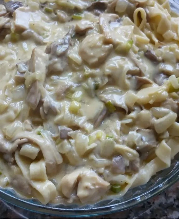 TALLARINES CINTA CON SALSA DE GÍRGOLAS TALLARINES CINTA CON SALSA DE GÍRGOLAS