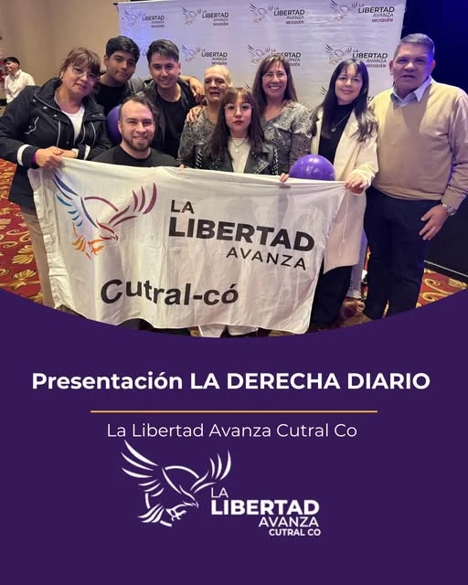 Presentación La Derecha Diario - La Libertad Avanza Cutral Co