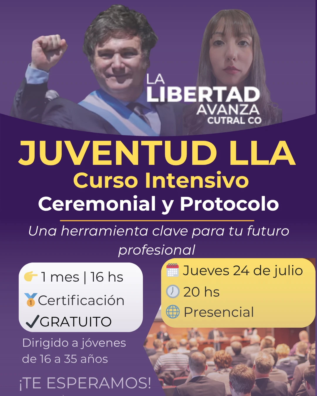 Flyer Ceremonial y Protocolo