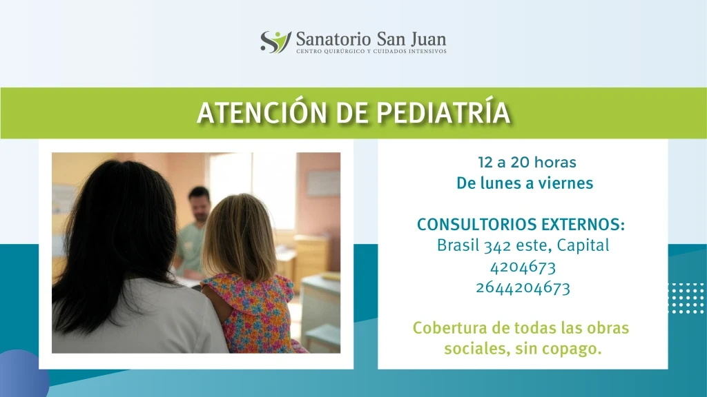 Abrimos nuestros Consultorios Pediátricos de Demanda Espontánea: atención ágil para los más chicos