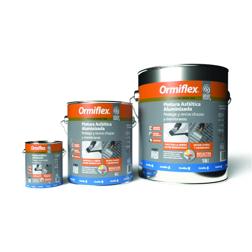 Pintura Asfaltica de Secado Ultra Rapido  para Imprimacion Ormiflex 8
