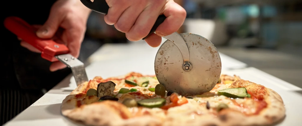Pizza cortada