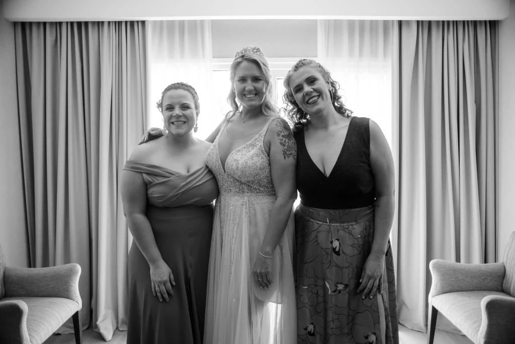 preparativos de la novia