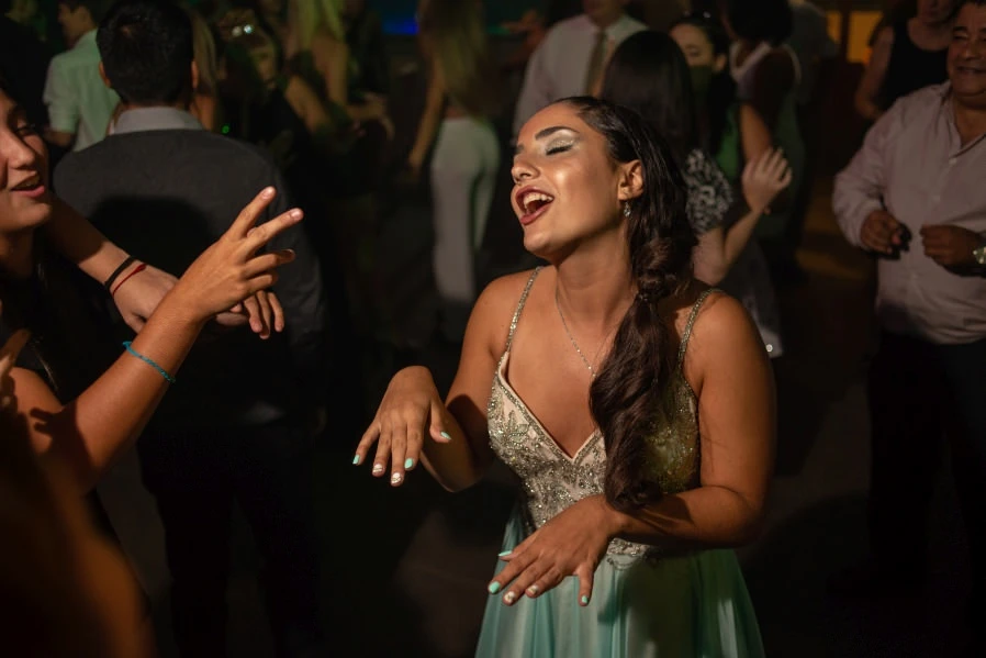 fotografia de la fiesta de quince de helena