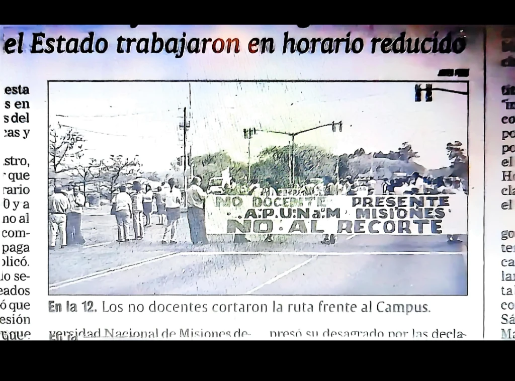 Nodocentes piqueteros