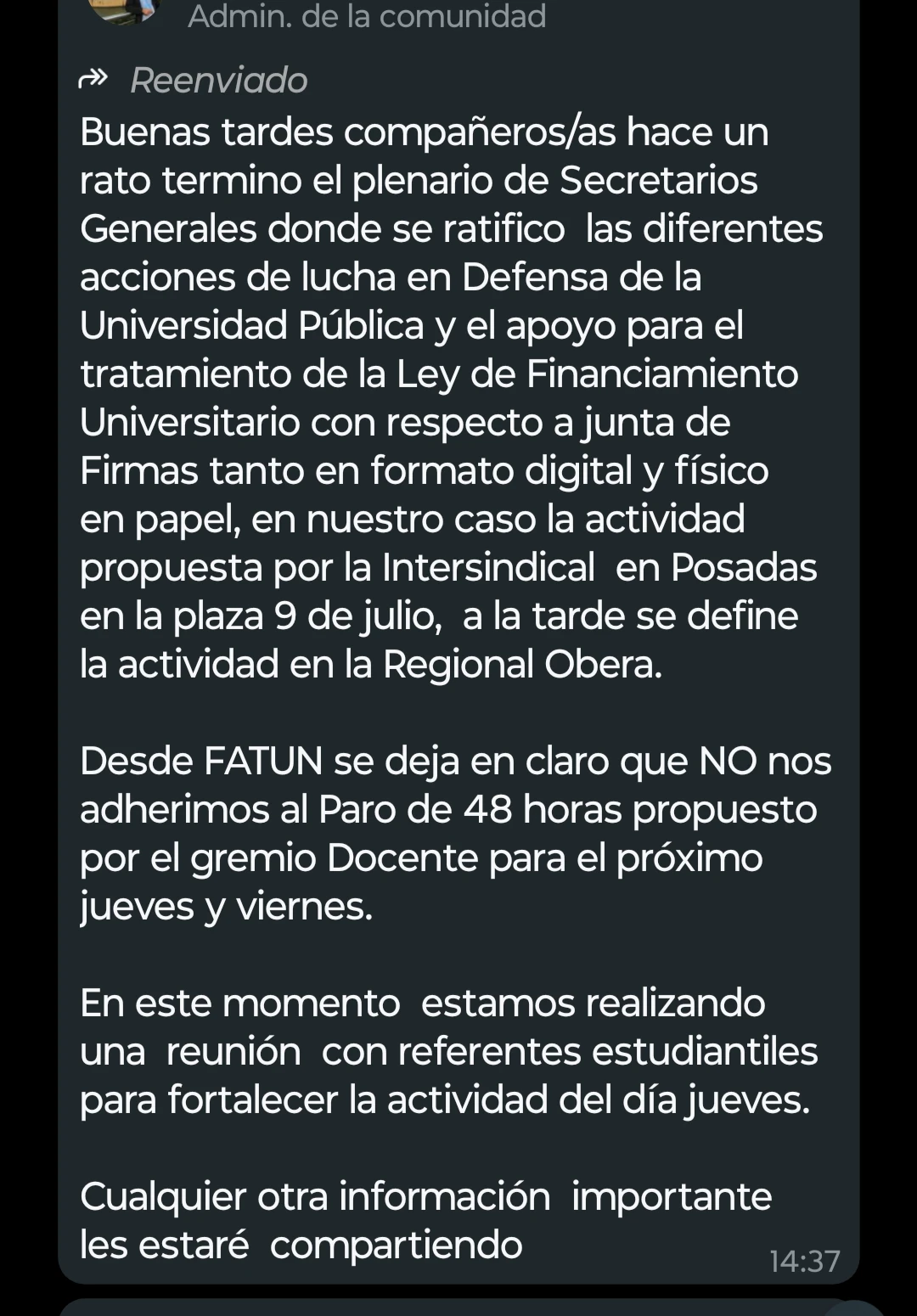 ¿Debemos seguir manteniendo esta estructura sindical?